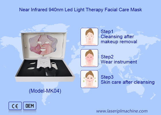 4 Level LED Intensity Infrared Light Face Mask Home Beauty Device