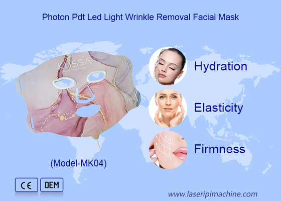 Advanced Red And Blue Light Therapy LED Face Mask Silicone For Personal On All Skin Types