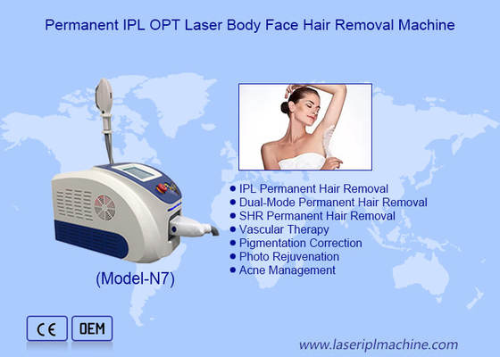 Crystal Material Sapphire IPL Hair Removal Machines For Pore Remover And Acne Treatment