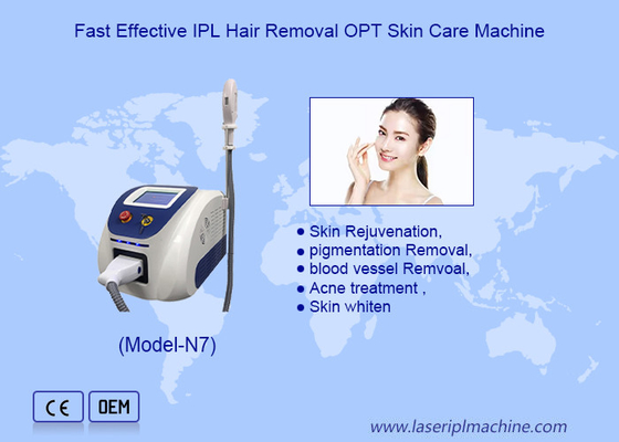 Skin Rejuvenation IPL Hair Removal Machines With Non Stripping Technology