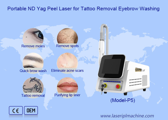 Portable 3 Wavelength Picosecond Nd Yag Laser For Pigment Removal Tattoo Removal