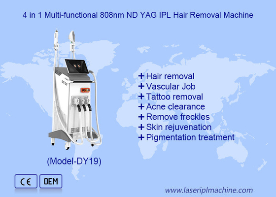 Q Switch 3 In 1 Nd Yag+Diode Laser+IPL Laser Hair Removal Beauty Machine