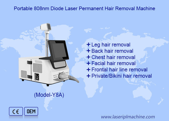 Desktop 808nm 810nm Diode Laser Machine Skin Whitening Body Hair Removal