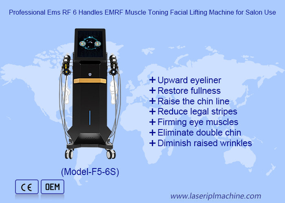 6 IN 1 Electromagnetic Stimulation EMS RF Facial Sculpting EMRF Machine