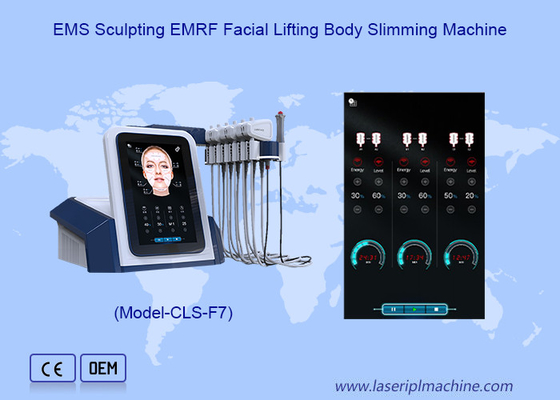 Sculpting  Electo Magenetic Body Slimmingting EMRF Facial Lifting Double Chin Removal Body Slimming Machine