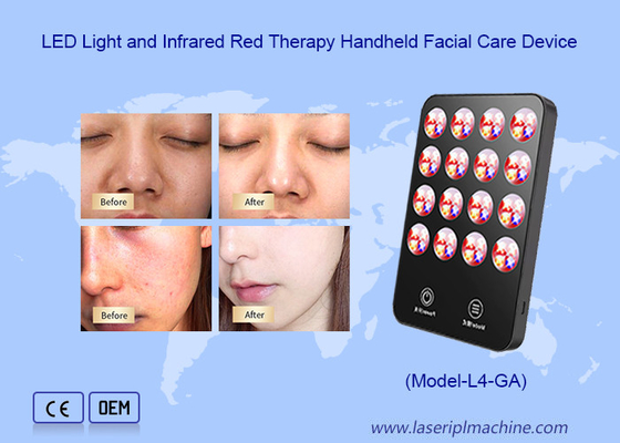 Handheld Infrared Red Therapy Facial Care Skin Whitening LED Light Device