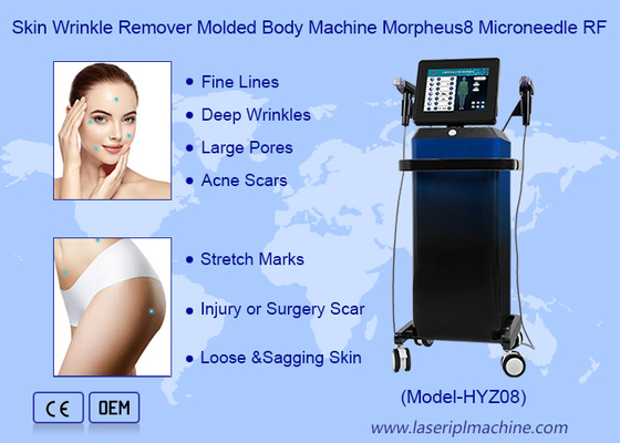 Skin Wrinkle Remover Molded Body Machine Morpheus8 Microneedle RF