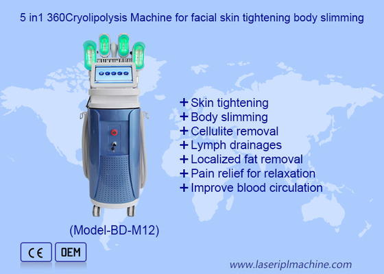 9Handles Double Chin Removal RF 40K Cavitation Lipo Laser Cryolipolysis Machine
