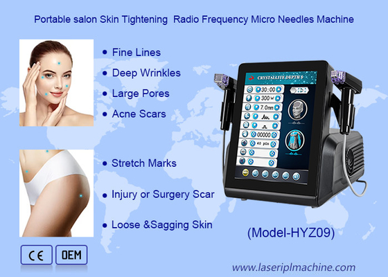 Portable Salon Skin Tightening radio frequency microneedling machine