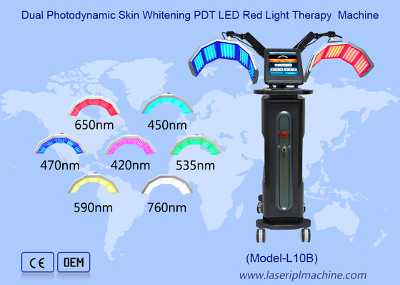 Dual Photodynamic Skin Whitening PDT LED Red Light Therapy  Machine