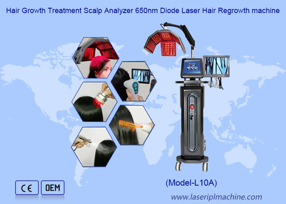 Laser Therapy Red Light Therapy Machine Diode 650nm Anti Hair Removal Regrowth Hair Growth