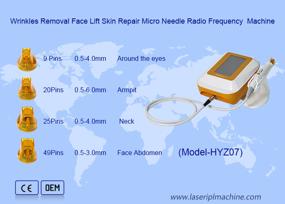 Wrinkles Removal Microneedle Treatment Face Lift Skin Repair Radio Frequency Machine