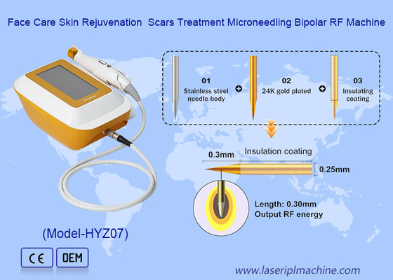 Wrinkles Removal Microneedle Treatment Face Lift Skin Repair Radio Frequency Machine