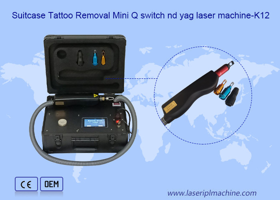 1320nm 10ns Suitcase Q Switch Nd Yag Laser Tattoo Removal Pigment Removal Machine