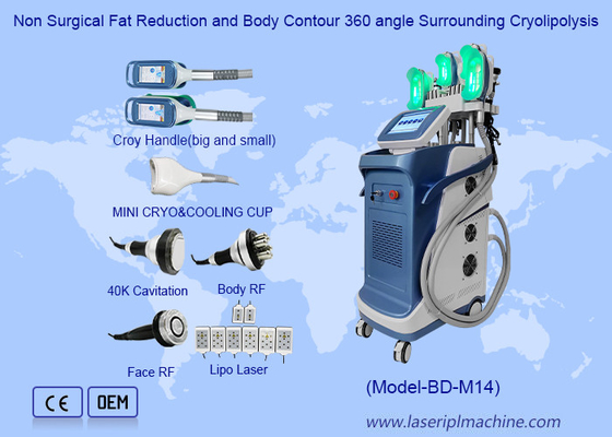 Non Surgical Fat Reduction and Body Contour 360 angle Surrounding Cryolipolysis