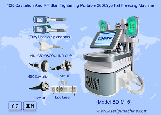 40K Cavitation And RF Skin Tightening Portable 360Cryo Fat Freezing Machine