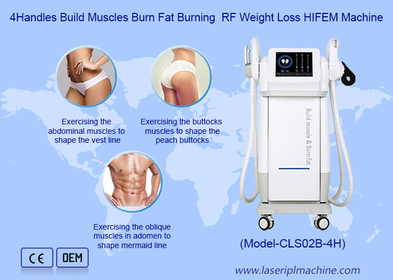 4handles Build Muscles Burn Fat Burning Rf Weight Loss Hifem Machine