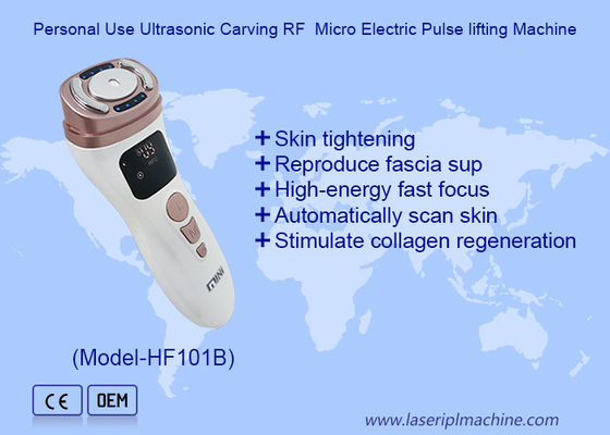 Personal Use Ultrasonic Carving Rf Micro Electric Pulse Lifting Machine