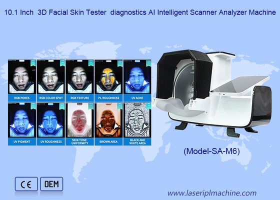 24times High Definition Shadowless Lamp Smart Mirror 3d Facial Skin Analysis Machine
