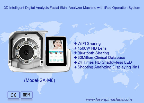 3D Intelligent Digital Analysis Facial Skin Analyzer Machine with iPad Operation System