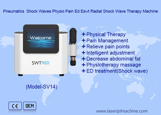 Pain Relief Extracorporeal Physio Pneumatic Shockwave Therapy Equipment