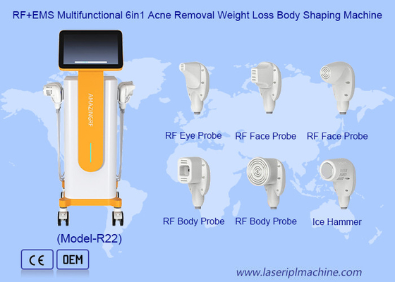 RF EMS Multifunctional 6in1 Acne Removal Weight Loss Body Shaping Machine