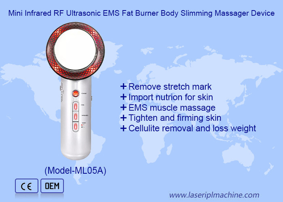 Mini Infrared RF Ultrasonic EMS Fat Burner Body Slimming Massager Device