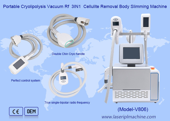 Portable Cryolipolysis Vacuum Rf 3IN1 Cellulite Removal Body Slimming Machine