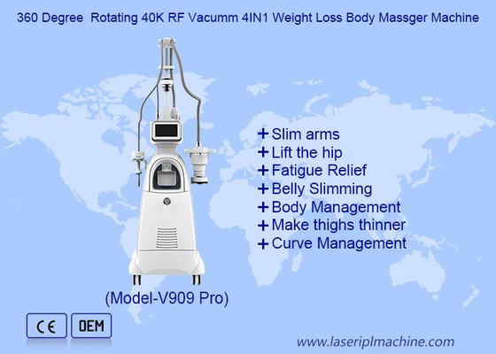 360 Degree Rotating 40K RF Vacumm 4 In 1 Weight Loss Body Massger Machine