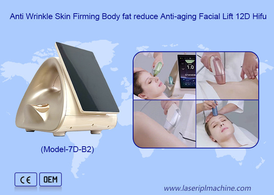 12D HIFU Anti aging Smooth Fine Lines Facial Lifting HIFU Machine