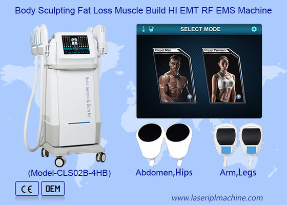 4 Handles Body Shaping Skin Tightening Hip Lifting Neo Ems Rf Muscle Stimulation Device