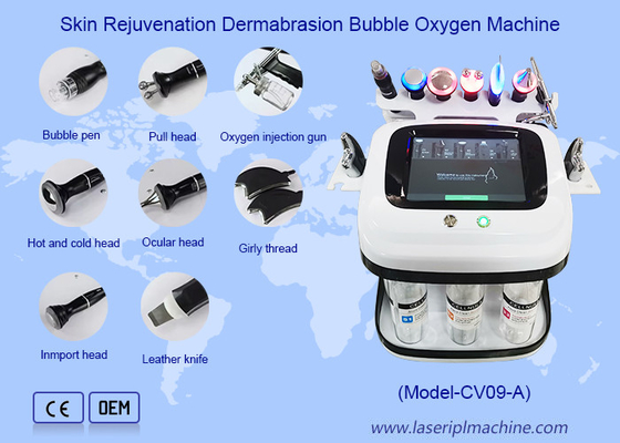 Skin Rejuvenation Microdermabrasion Bubble Oxygen Rf Hydro Aqua Peel Machine