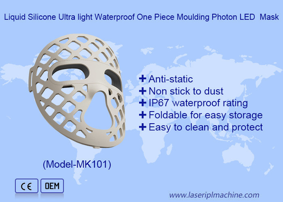 Hollow Out Design Soft Silicone Blue Red yellow Light Therapy LED Face Mask