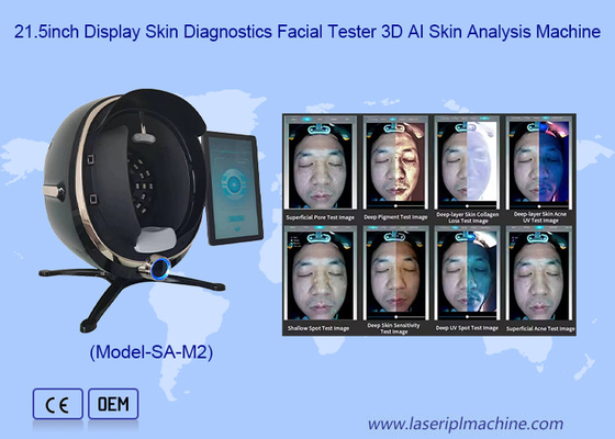 21.5 Inch Display Skin Diagnostics Facial Tester 3D AI Skin Analysis Machine