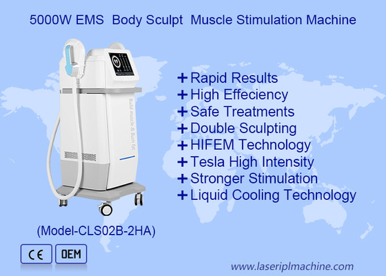 2 Handles EMS Weight Loss Build Muscle HI EMT Deep Muscle Stimulate Machine