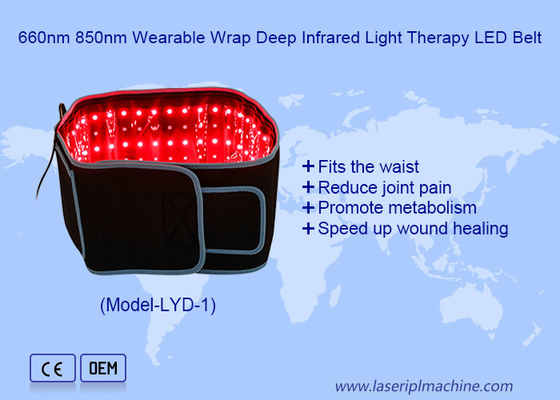 Red Light Therapy Heating Vibration And Near Infrared Light Therapy Belt For Pain Relief