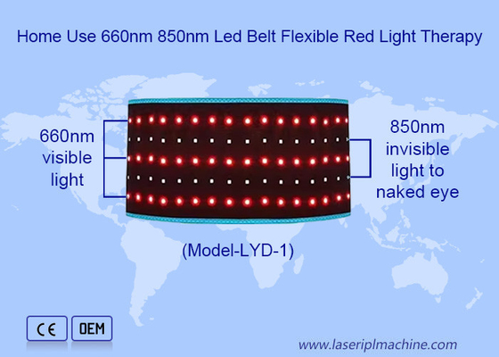 Red Light Therapy Heating Vibration And Near Infrared Light Therapy Belt For Pain Relief