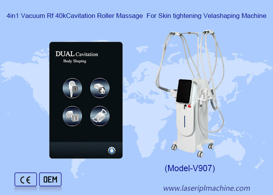 4in1 Vacuum Rf 40kCavitation Roller Massage  For Skin tightening Velashaping Machine