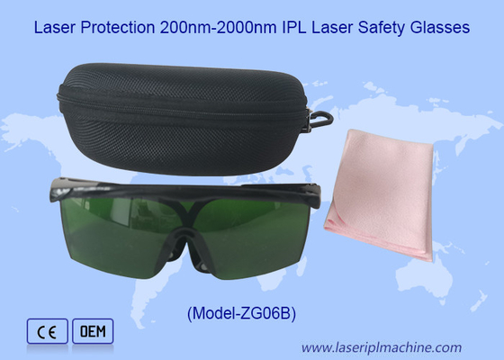 200-2000nm OD3+ IPL Laser Safety Eye Protection Glasses for Laser Hair Removal Treatment