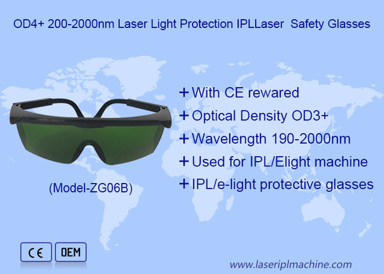 OD3+200-2000nm IPL Laser Safety Glasses With CE Rewared For IPL Laser Operators Eye Protection