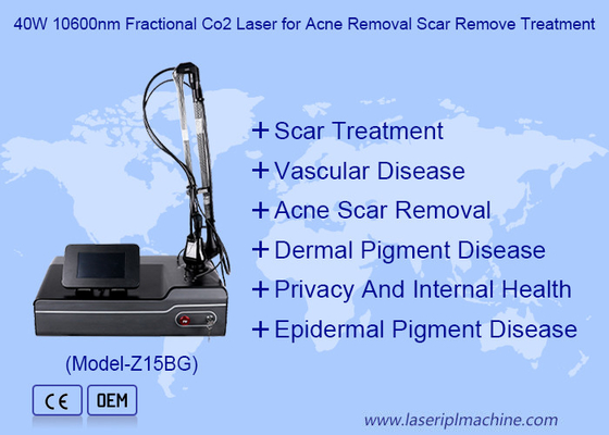 40W 10600nm Fractional Co2 Laser for Acne Removal Scar Remove Treatment