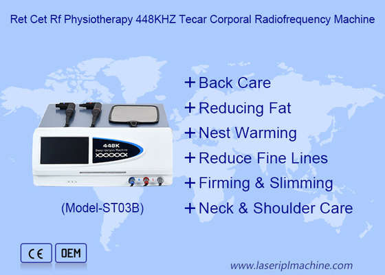 Ret Cet Rf Physiotherapy 448KHZ Tecar Corporal Radiofrequency Machine
