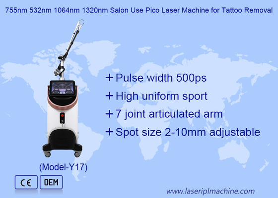 Korea Imported Laser Arm 1064 532 755nm Picosecond Laser For Tattoo Removal