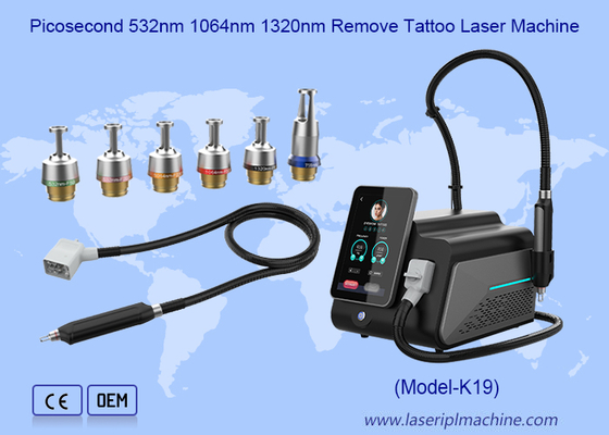 Picosecond 532nm 1064nm 1320nm Remove Tattoo ND Yag Laser Machine