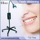 White Vertical Teeth Whitening Machine For Home Use With LED Light