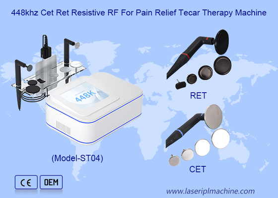 448KHz Monopolar RF Tecar Deep Heating Weight Loss Diathermy Machine