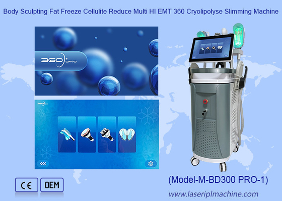 360 Cryo Plus 40K RF Vacuum EMS Weight Loss  Skin Tighten 360 Cryolipolysis And Emslim