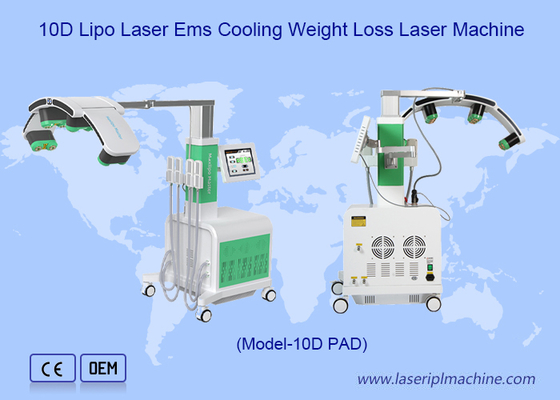 Green Red Cryo Pads 10d Laser Fat Removal Maxlipo Master Device