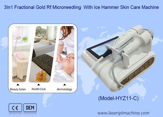Anti Aging 2 In 1 Rf Hifu With Ice Hammer Skin Tightening Skin Care Machine