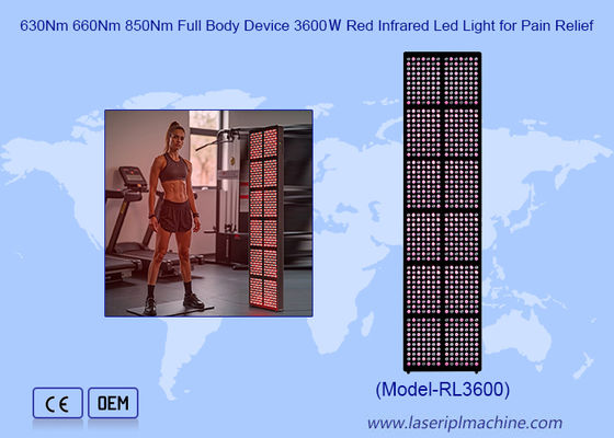 840pcs LED Full Body Infrared Device Boost Sleep Red Light Therapy Bed With Stand